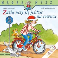 Mądra Mysz. Zuzia uczy się jeździć na rowerze