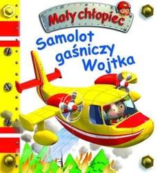 Mały chłopiec. Samolot gaśniczy Wojtka w.2019