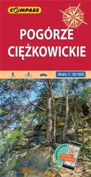 Mapa - Pogórze Ciężkowickie 1:50 000