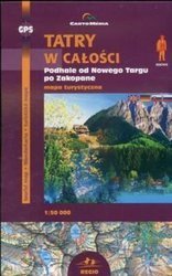 Mapa - Tatry w całości