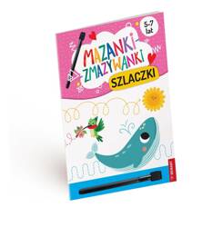 Mazanki-zmazywanki. Kolorowe szlaczki. Ćwiczenia