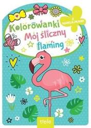 Mój śliczny flaming. Kolorowanka z wykrojnikiem