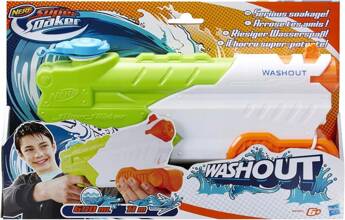 NERF A9465 WYRZUTNIA PISTOLET NA WODĘ Super Soaker WASHOUT