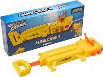 NERF MINECRAFT F7601 WYRZUTNIA PISTOLET NA WODĘ Super Soaker AXOLOTL