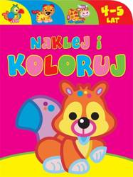 Naklej i koloruj 4-5 lat