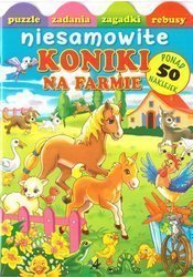 Niesamowite koniki na farmie