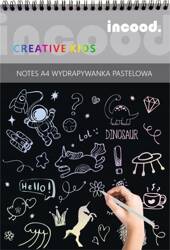 Notes A4 wydrapywanka pastelowa