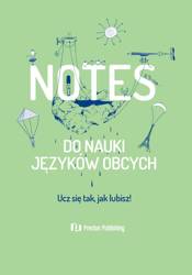 Notes do nauki języków obcych pistacjowy