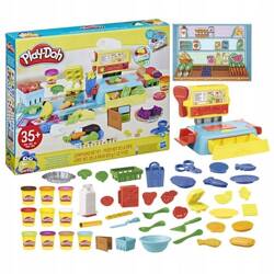 PLAY DOH CIASTOLINA DUŻY ZESTAW SUPERMARKET 10 tub ciastoliny + akcesoria F3621