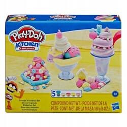 PLAY DOH CIASTOLINA ZESTAW KITCHEN CREATIONS Ice cream, desery lodowe E7275