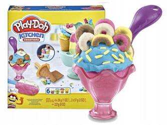 PLAY DOH CLAY CIASTOLINA ZESTAW KUCHENNE KREACJE Karuzela z lodami F5332