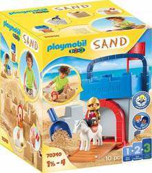 PLAYMOBIL 1.2.3 70340 Zestaw zamek z piasku