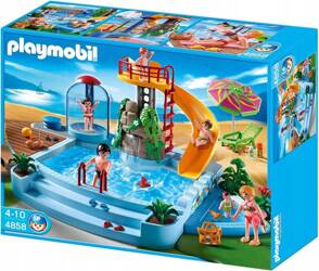 PLAYMOBIL 4858 BASEN ODKRYTY ZE ZJEŻDŻALNIĄ