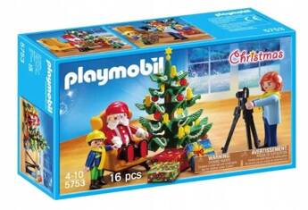 PLAYMOBIL 5753 ZDJĘCIE ZE ŚWIĘTYM MIKOŁAJEM zestaw dla dzieci +4 lata