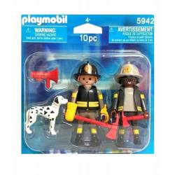 PLAYMOBIL 5942 DUOPACK STRAŻACY Z PSEM