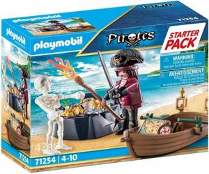 PLAYMOBIL 71254 STARTER PACK PIRAT Z ŁODZIĄ