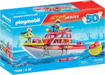 PLAYMOBIL ACT!ON HEROES 71598 Łódź ratownicza straży pożarnej