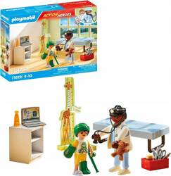 PLAYMOBIL ACTION HEROES 71619 PEDIATRA Z MISIEM zestaw dla dzieci +4 lata