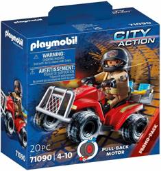 PLAYMOBIL City Action 71090 Pożarniczy Speed Quad