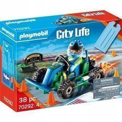 PLAYMOBIL City Life 70292 Zestaw upominkowy Wyścigi gokartowe