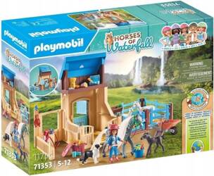 PLAYMOBIL HORSES OF WATERFALL 71353 AMELIA I WHISPERS Z BOKSEM STAJENNYM