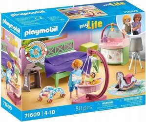 PLAYMOBIL MY LIFE 71609 Sypialnia z kącikiem zabaw dla dzieci