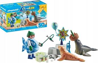 PLAYMOBIL MYLIFE 71448 KARMIENIE ZWIERZĄT FOKI