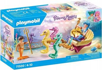 PLAYMOBIL PRINCESS MAGIC 71500 PODWODNI MIESZKAŃCY MORZA z zaprzęgiem