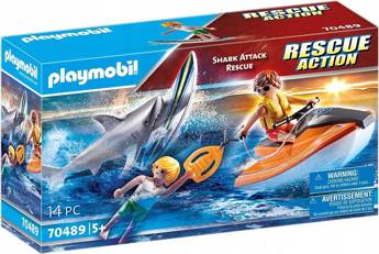 PLAYMOBIL Rescue Action 70489 Akcja ratunkowa atak rekina