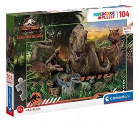 PUZZLE 104 JURASSIC WORLD DINOZAURY 27545