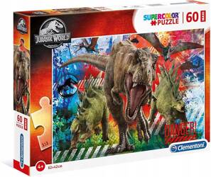 PUZZLE 60 MAXI JURASSIC WORLD DINOZAURY 26456