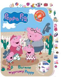 Peppa Pig. Kolorowanki naklejanki cz.2