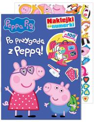 Peppa Pig. Naklejki na numerki Po przygodę z Peppą