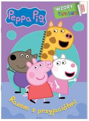 Peppa Pig. Wzory i kolory. Razem z przyjaciółmi