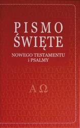 Pismo Święte Nowego Testamentu i psalmy - czerwone