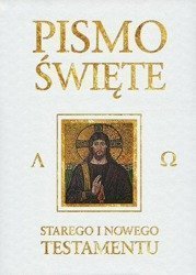 Pismo Święte ST i NT białe ze złoceniem