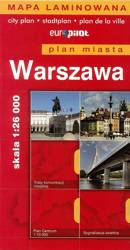 Plan Miasta EuroPilot. Warszawa laminat