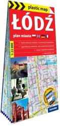 Plastic map Łódź plan miasta 1: 22 000