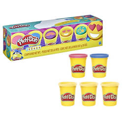 Play-Doh - Ciastolina Zestaw Radosne kolory Tuba 5-pak F4715