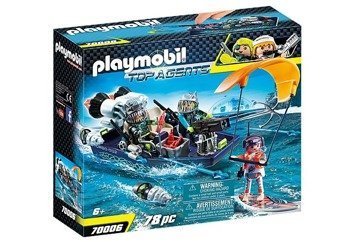 Playmobil 70006 Team Shark Łódź z harpunem