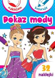 Pokaz mody. Naklejam i koloruję