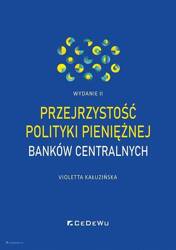 Przejrzystość polityki pieniężnej banków.. w.2