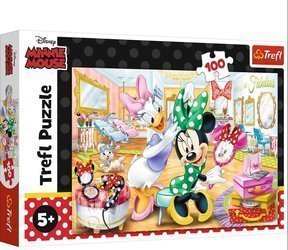 Puzzle 100 Minnie w salonie kosmetycznym TREFL