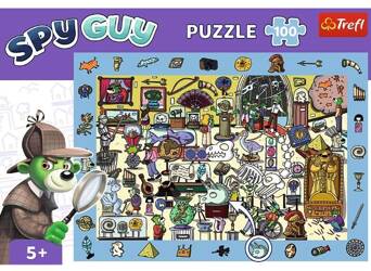 Puzzle 100 Obserwacyjne - Spy Guy Muzeum TREFL