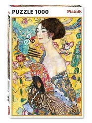 Puzzle - 1000 Klimt, Dama z Wachlarzem PIATNIK