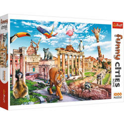 Puzzle 1000 elementów Funny Cities Dziki Rzym