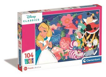 Puzzle 104 Super Kolor Disney Classic Alice