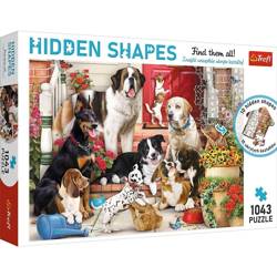 Puzzle 1043 Hidden Shapes Psia zabawa TREFL