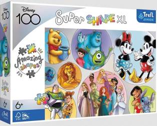 Puzzle 160 Super Shape XL Kolorowy świat Disney