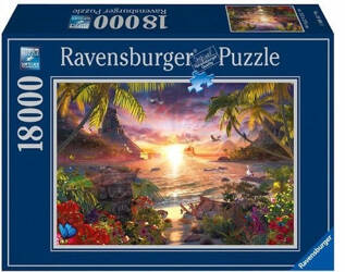 Puzzle 18000 elementów Rajski zachód słońca